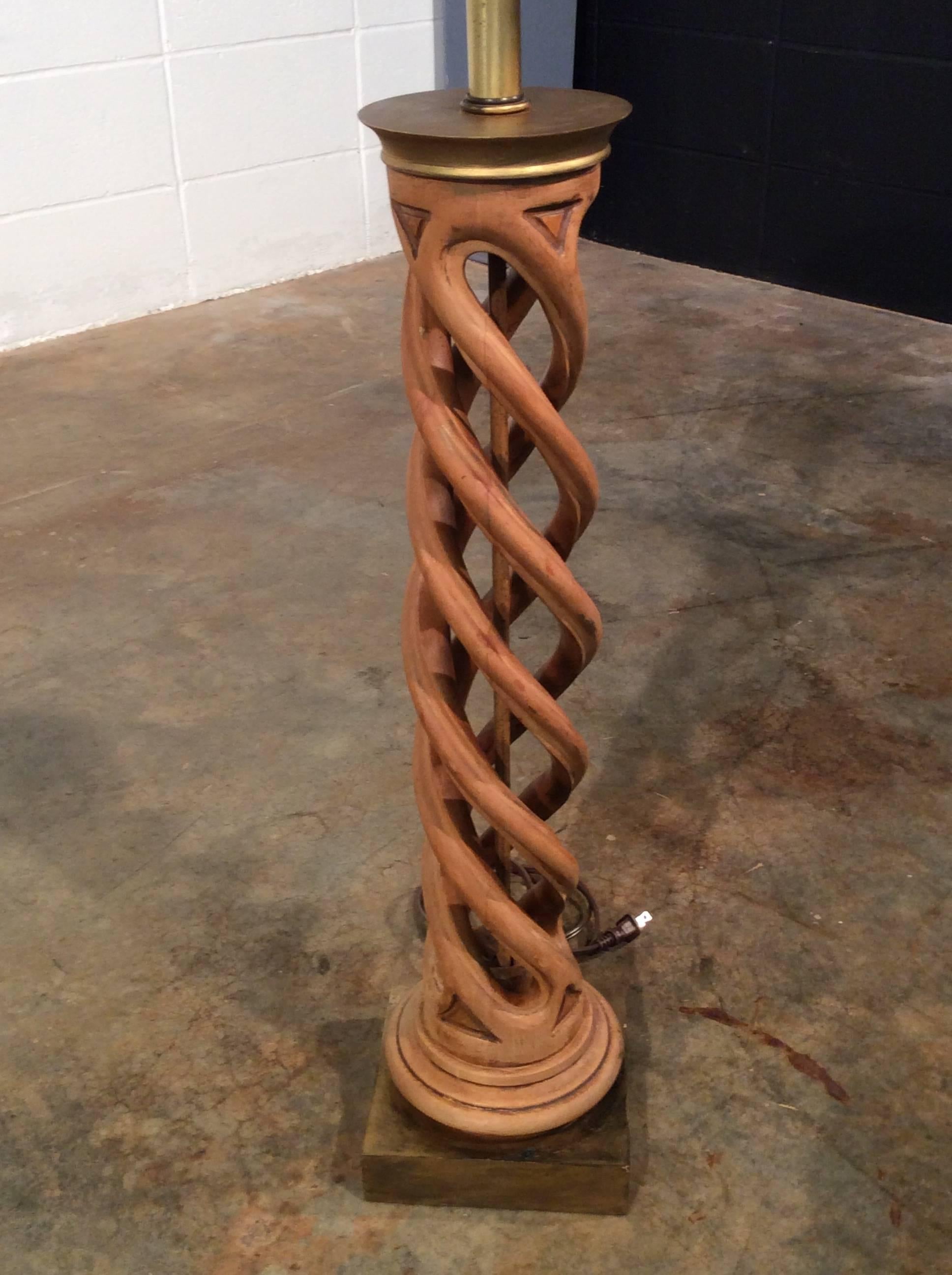 Midcentury Helix Lamp by Frederick Cooper For Sale 3