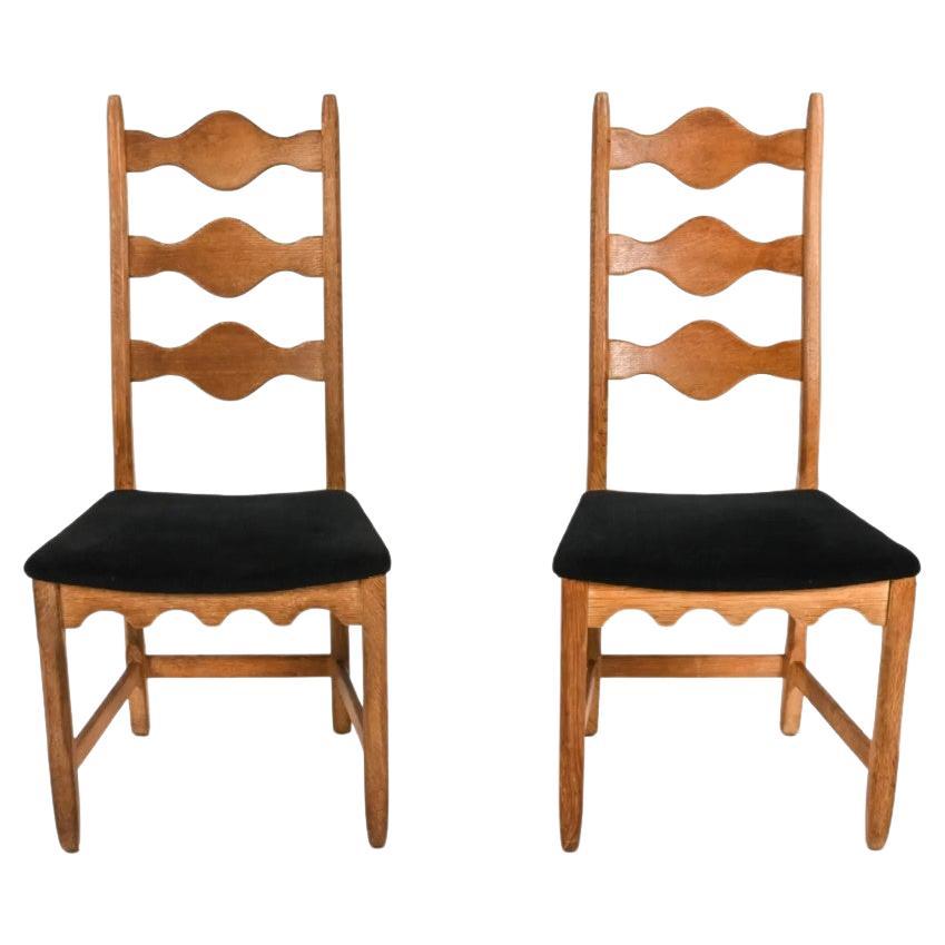 Mid-Century Henning Kjaernulf Side Chairs  For Sale