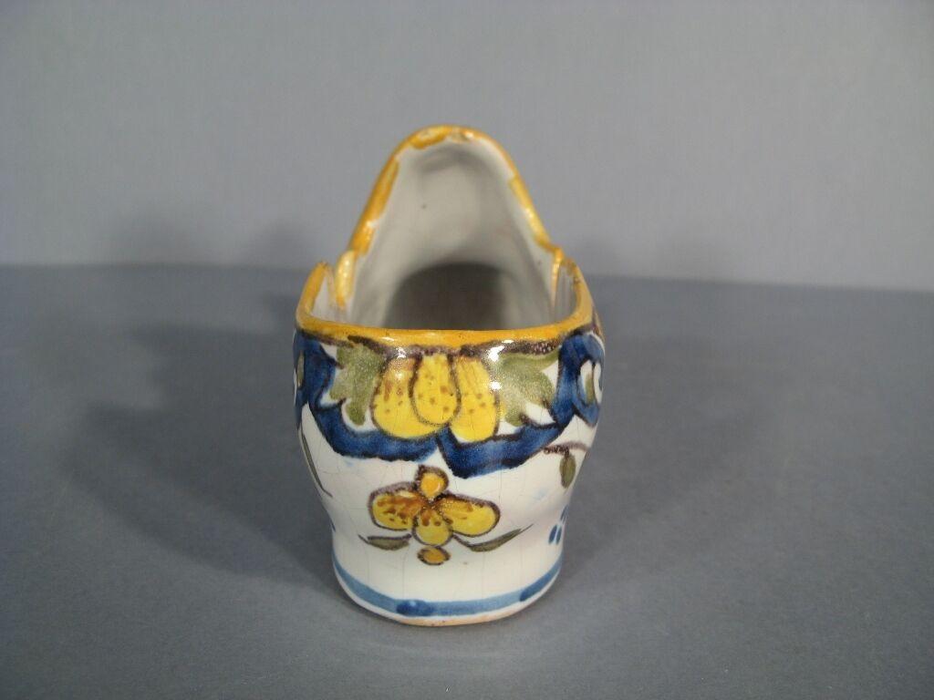 20th Century Mid-Century Henri Delcourt Desvres Faience Decorative Shoe -1Y19
