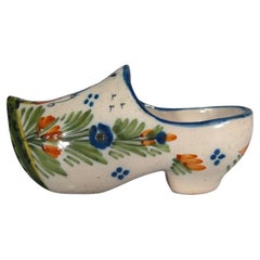 Mid-Century Henriot Quimper Faïence Decorative Clog-1Y31