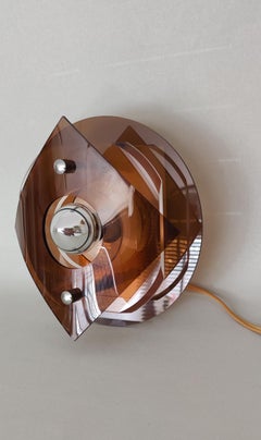 Mid-Century Herda Perspex Wall Light