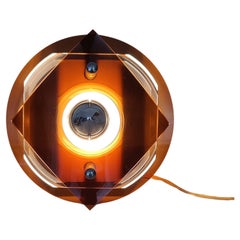 Vintage Mid-Century Herda Perspex Wall Light