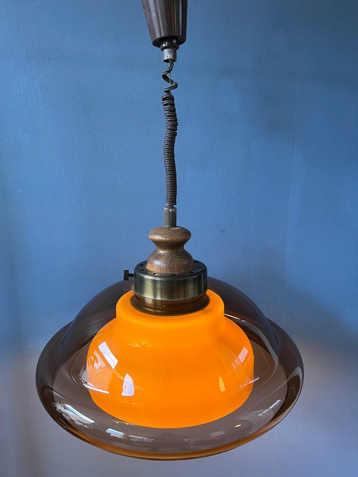 20ième siècle Lampe à suspension Herda de l'ère spatiale, 1970 en vente