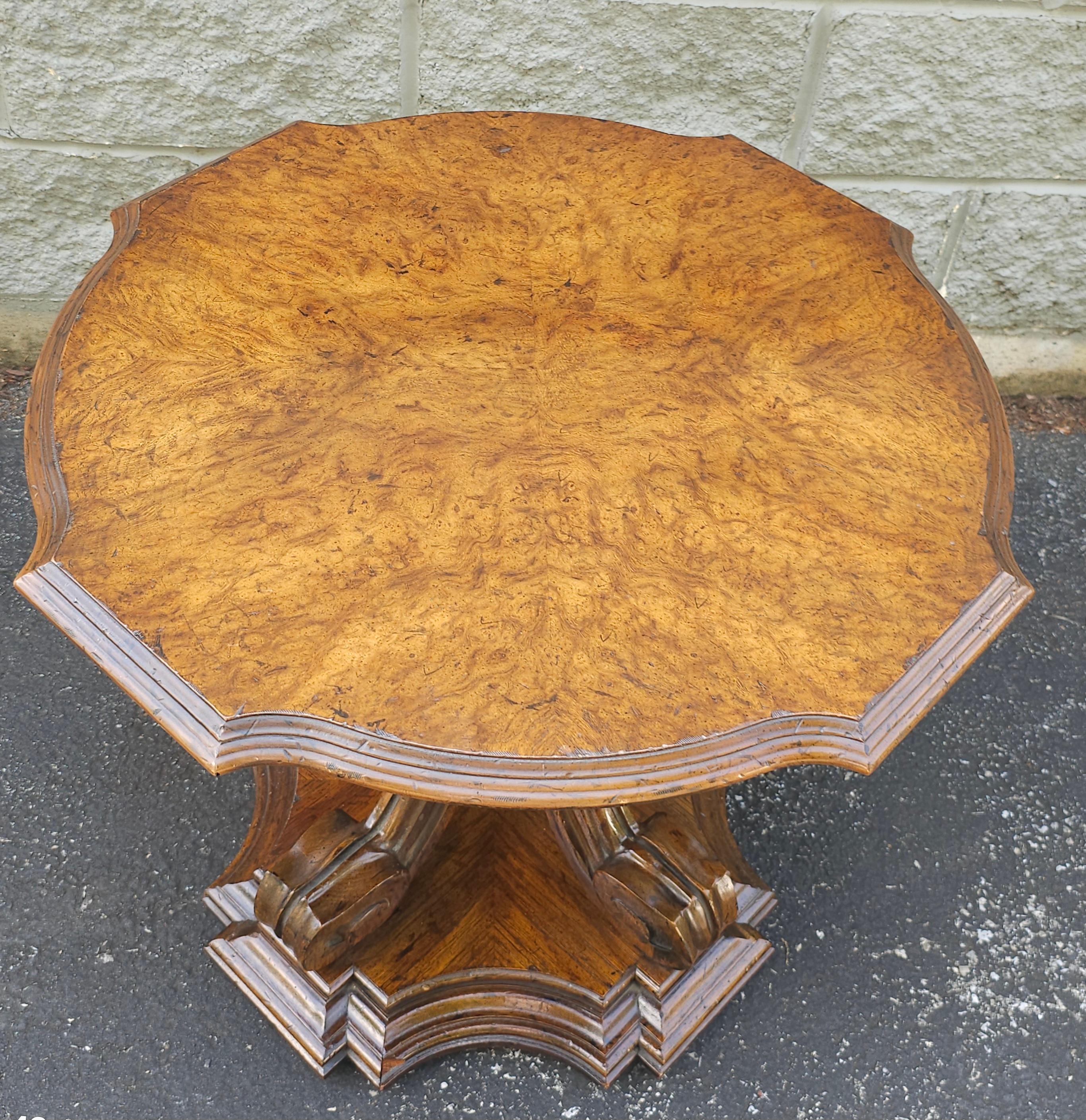 Mid-Century Heritage Wurzelholz Pedestal Beistelltisch (Sonstiges) im Angebot