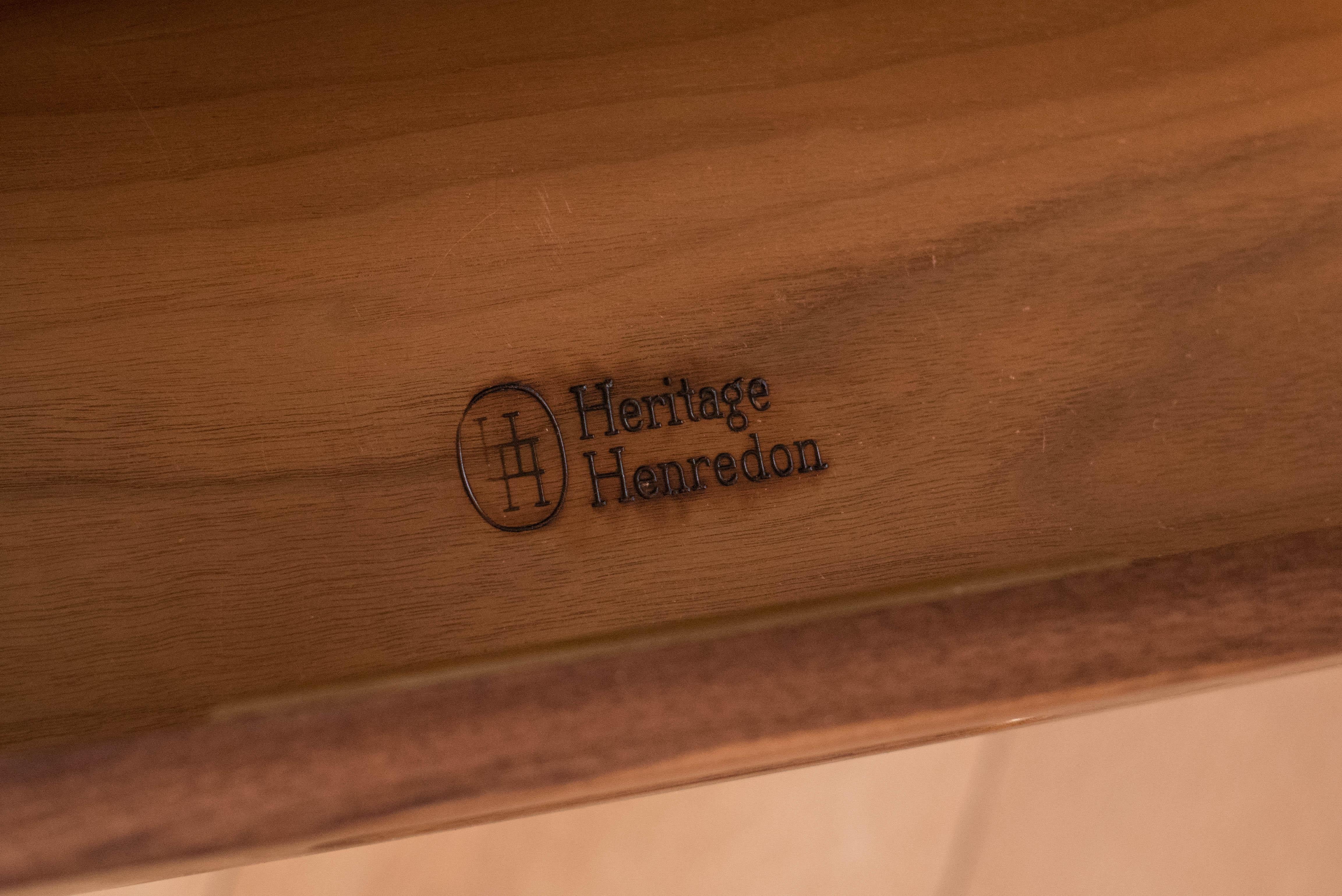 Mid-20th Century Mid Century Heritage Henredon Solid Walnut Coffee Table