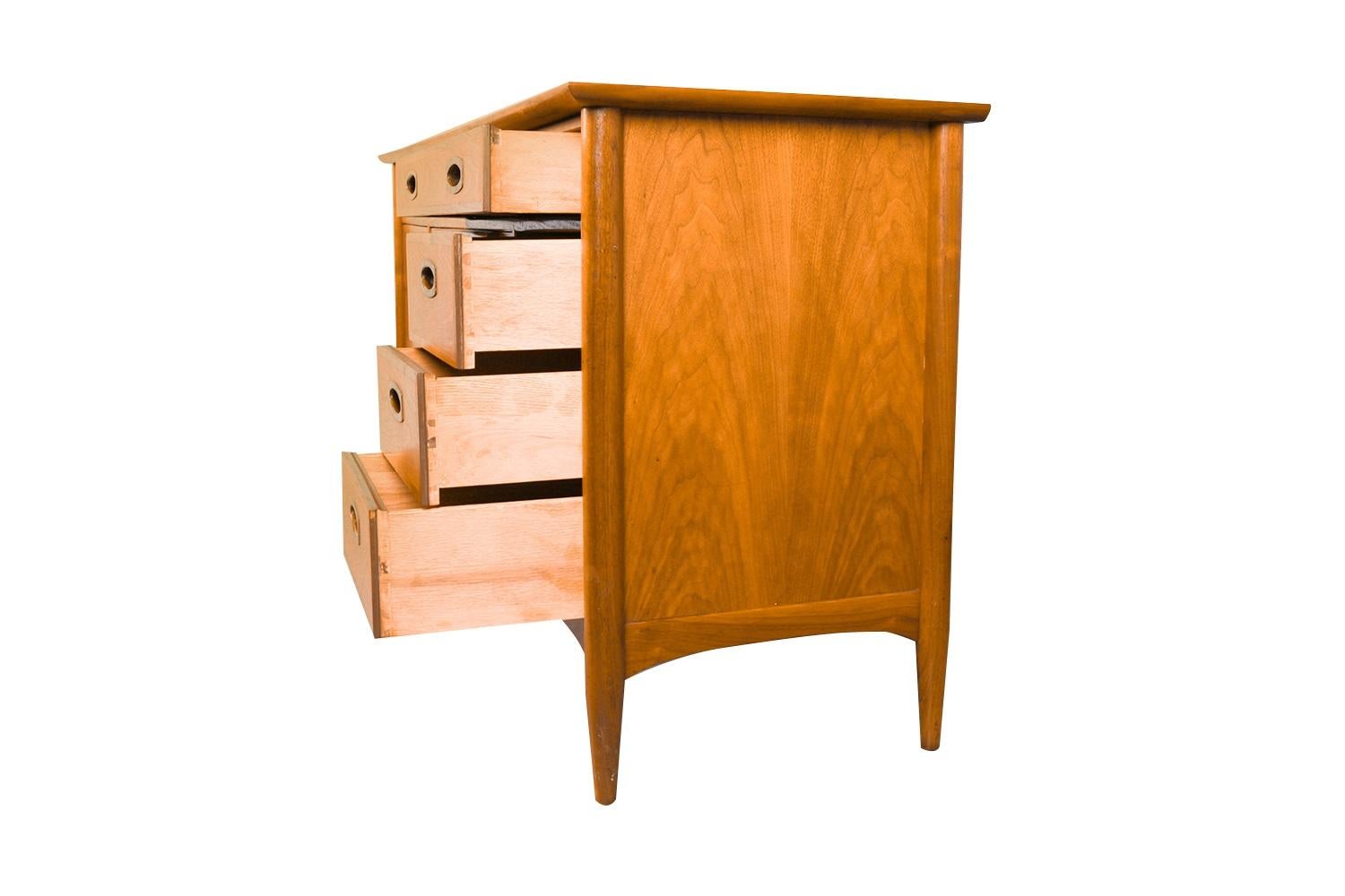 American Mid-Century Heritage Walnut Dresser