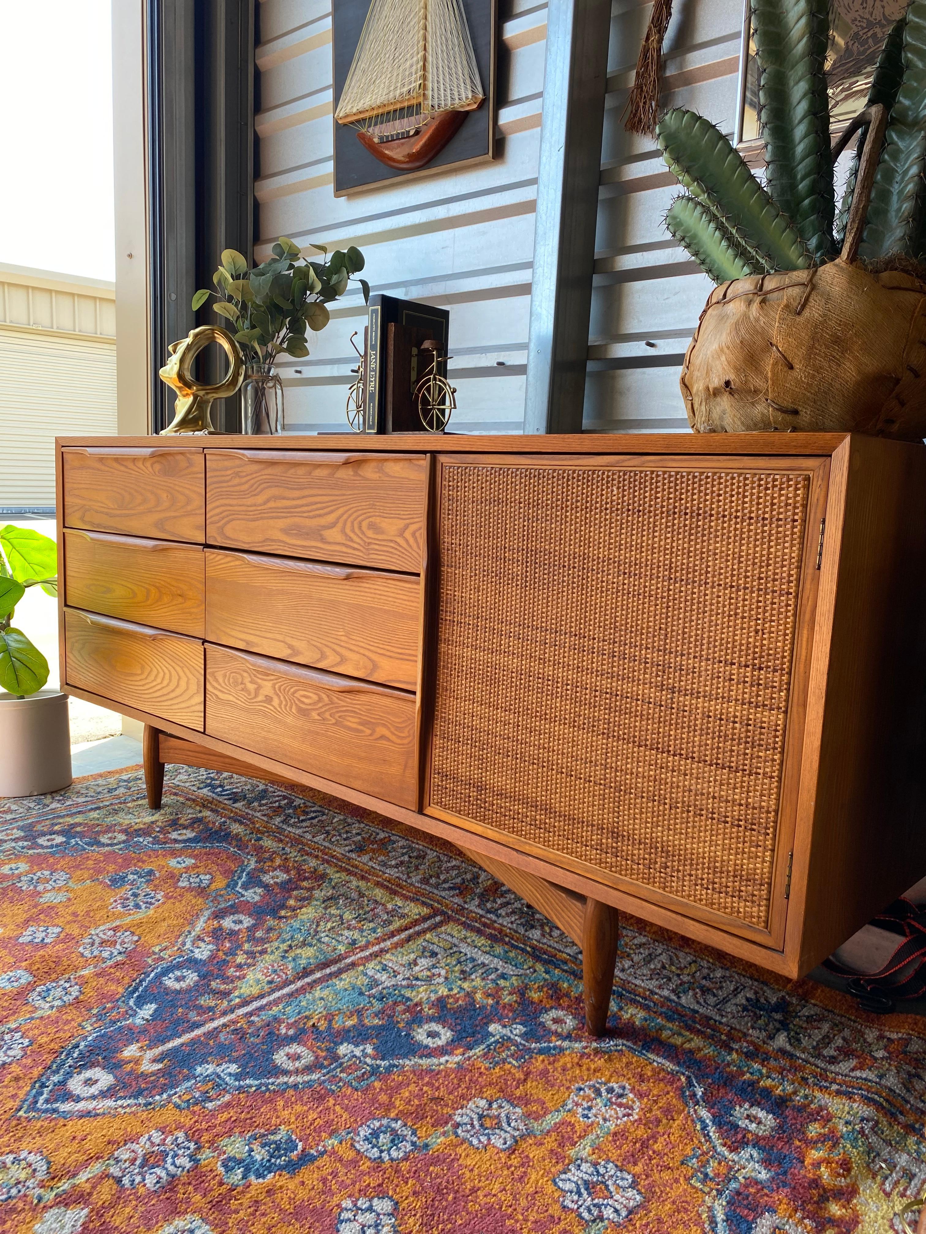 Midcentury Heywood Wakefield Dresser Credenza 4