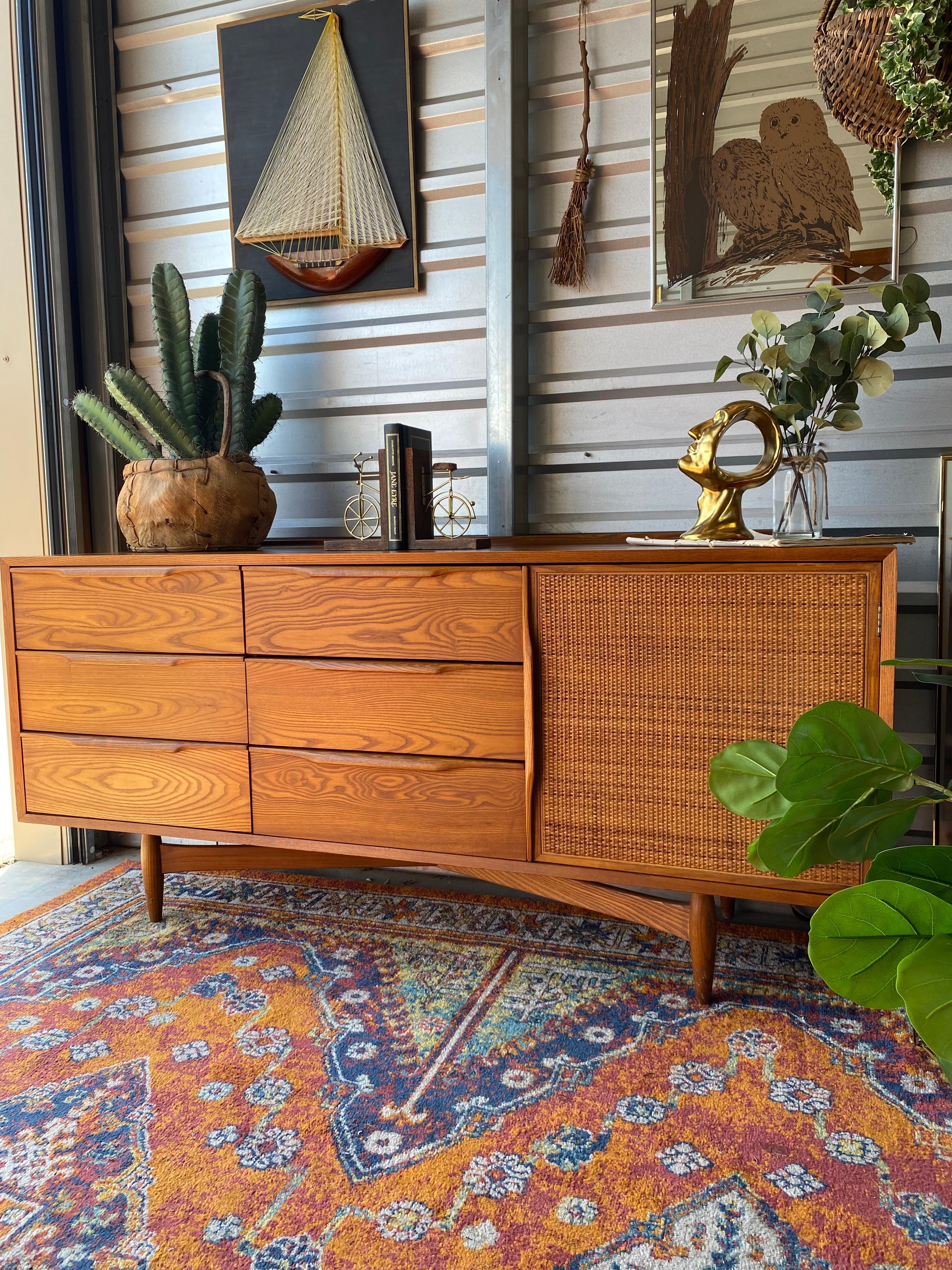 Midcentury Heywood Wakefield Dresser Credenza 8