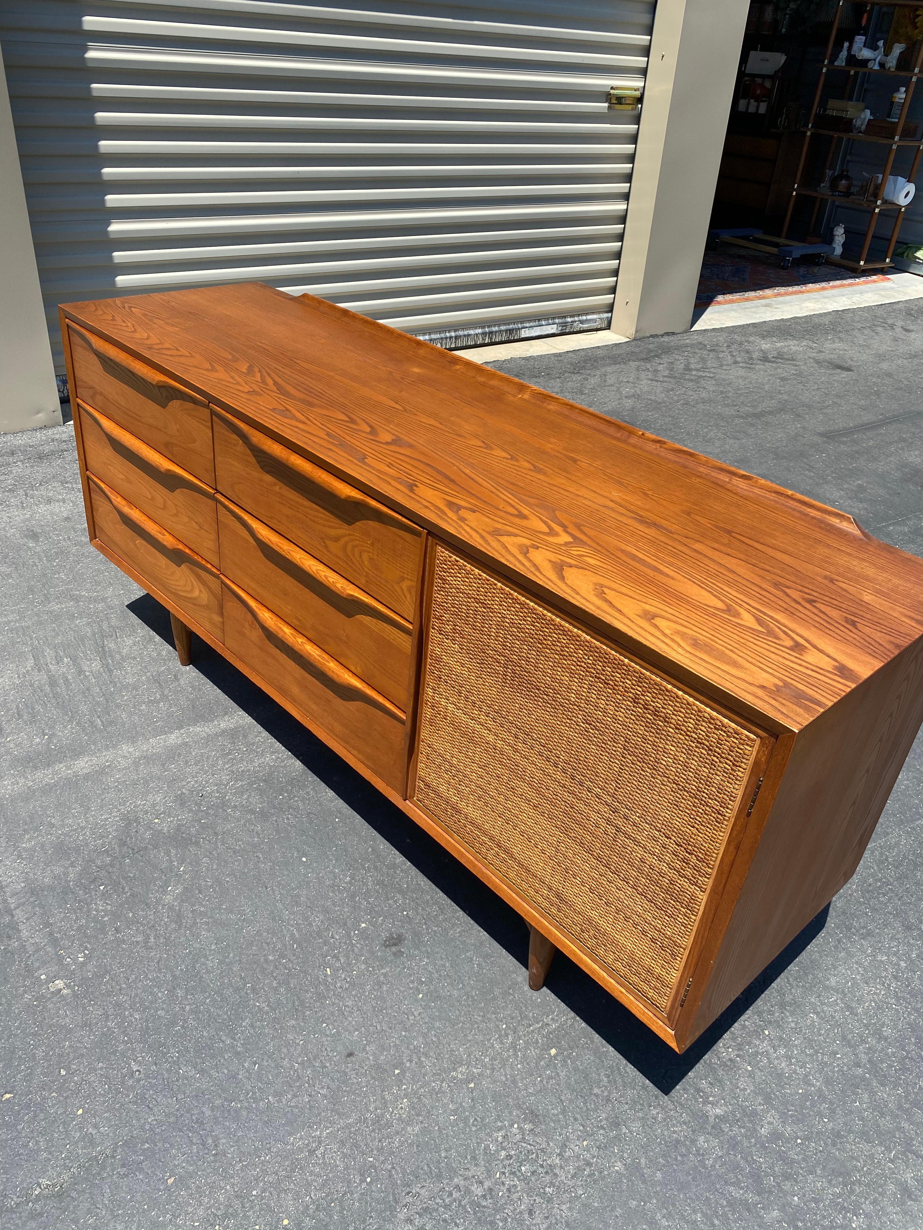 Midcentury Heywood Wakefield Dresser Credenza 9
