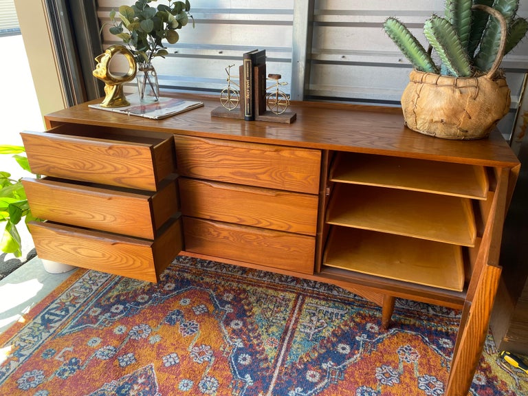 Midcentury Heywood Wakefield Dresser Credenza at 1stDibs Midcentury Heywood Wakefield Dresser Credenza at 1stDibs