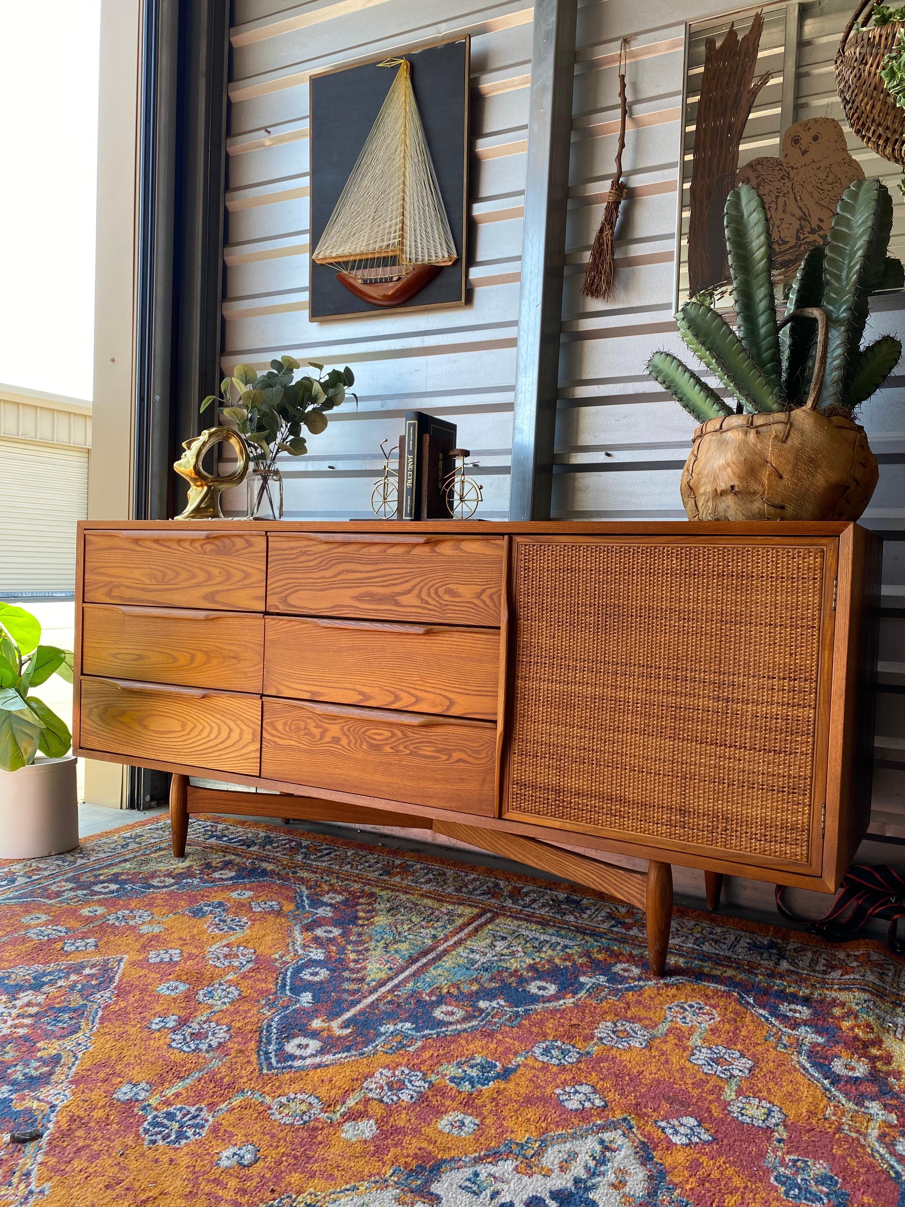 Mid-Century Modern Midcentury Heywood Wakefield Dresser Credenza