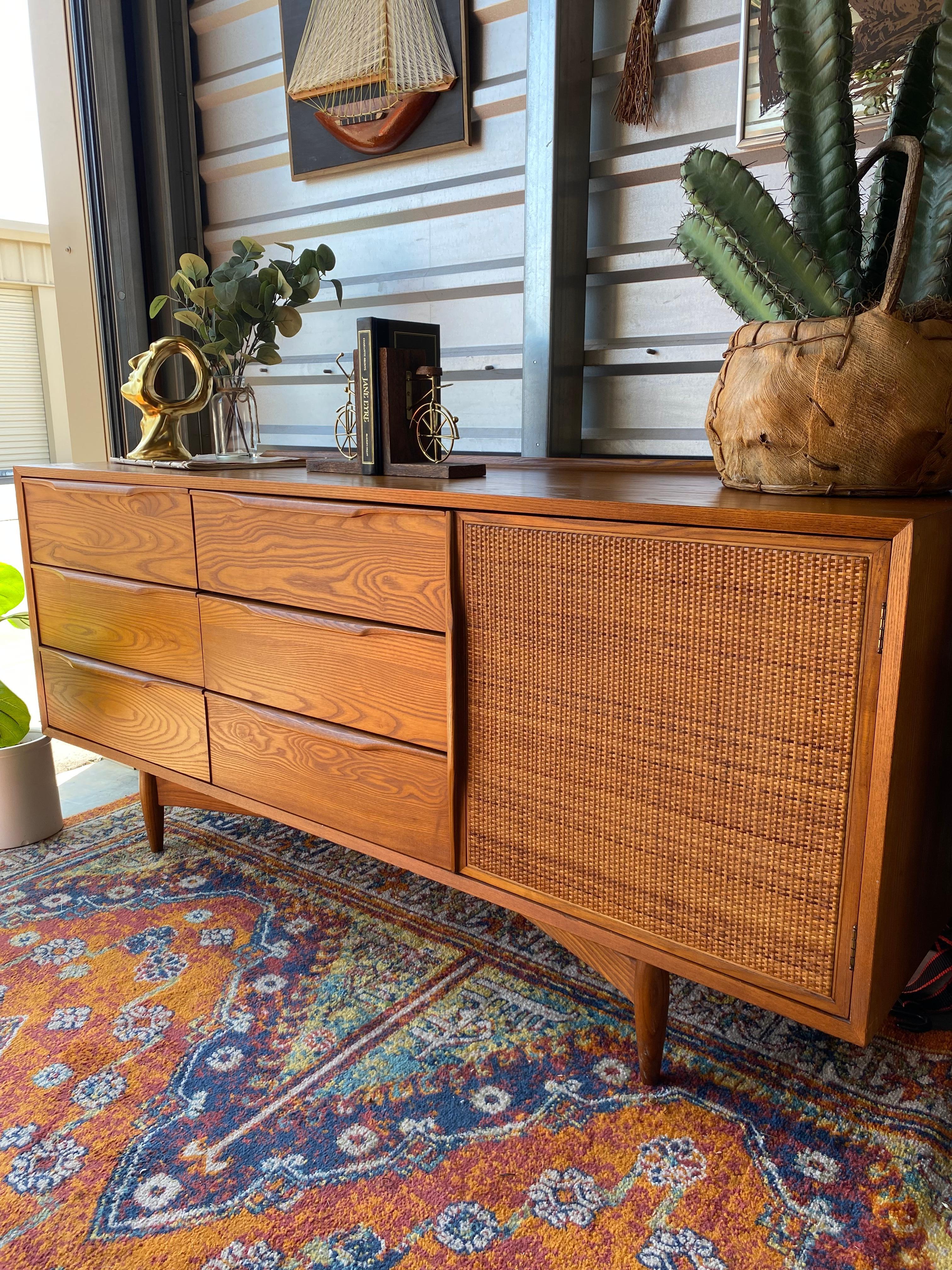 Midcentury Heywood Wakefield Dresser Credenza 1