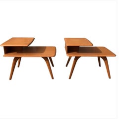 Mid Century Heywood Wakefield Step End Tables.