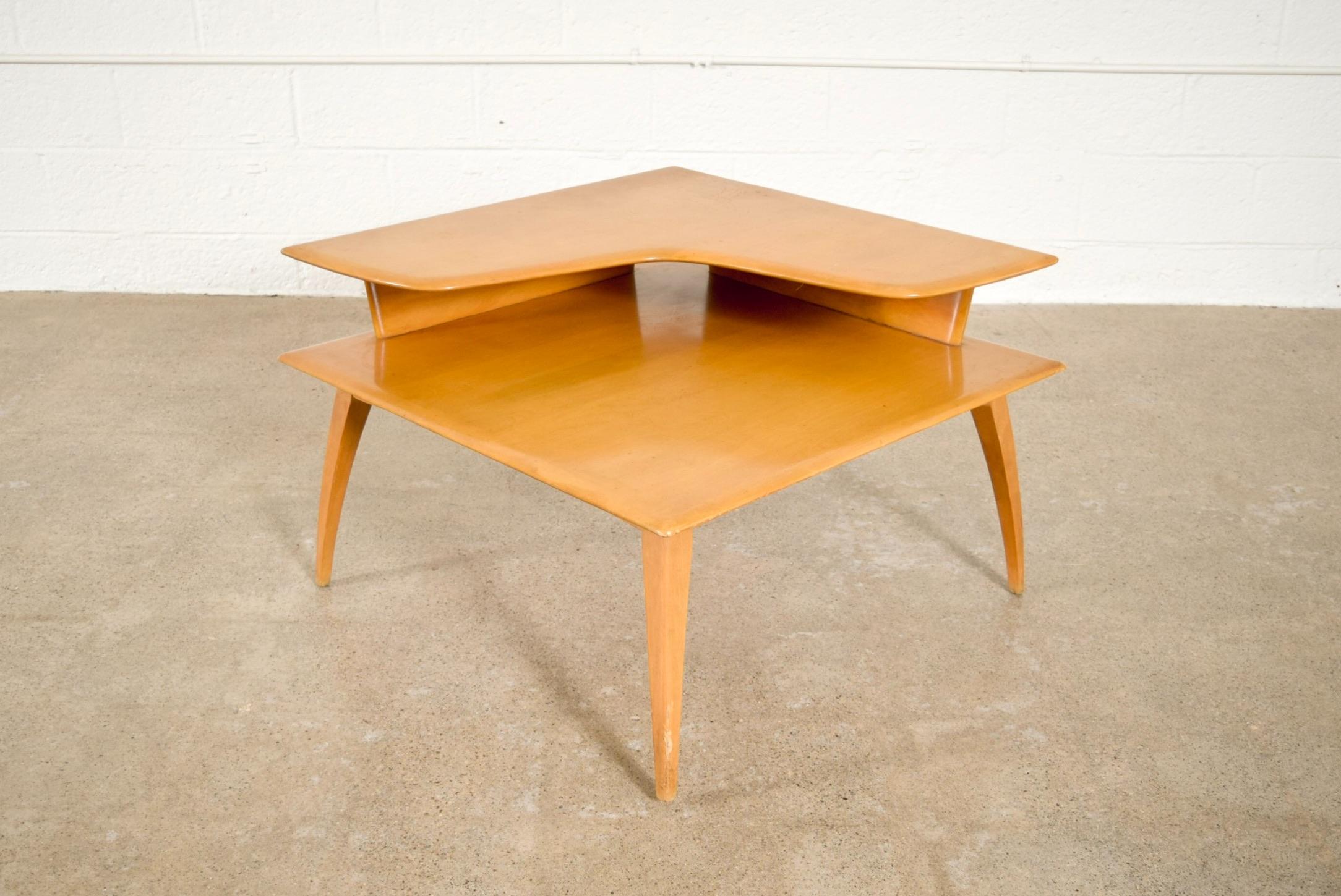 heywood wakefield corner table