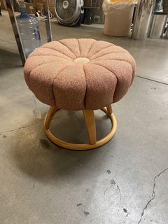 Mid-Century Heywood Wakefield Vanity Poof Stool