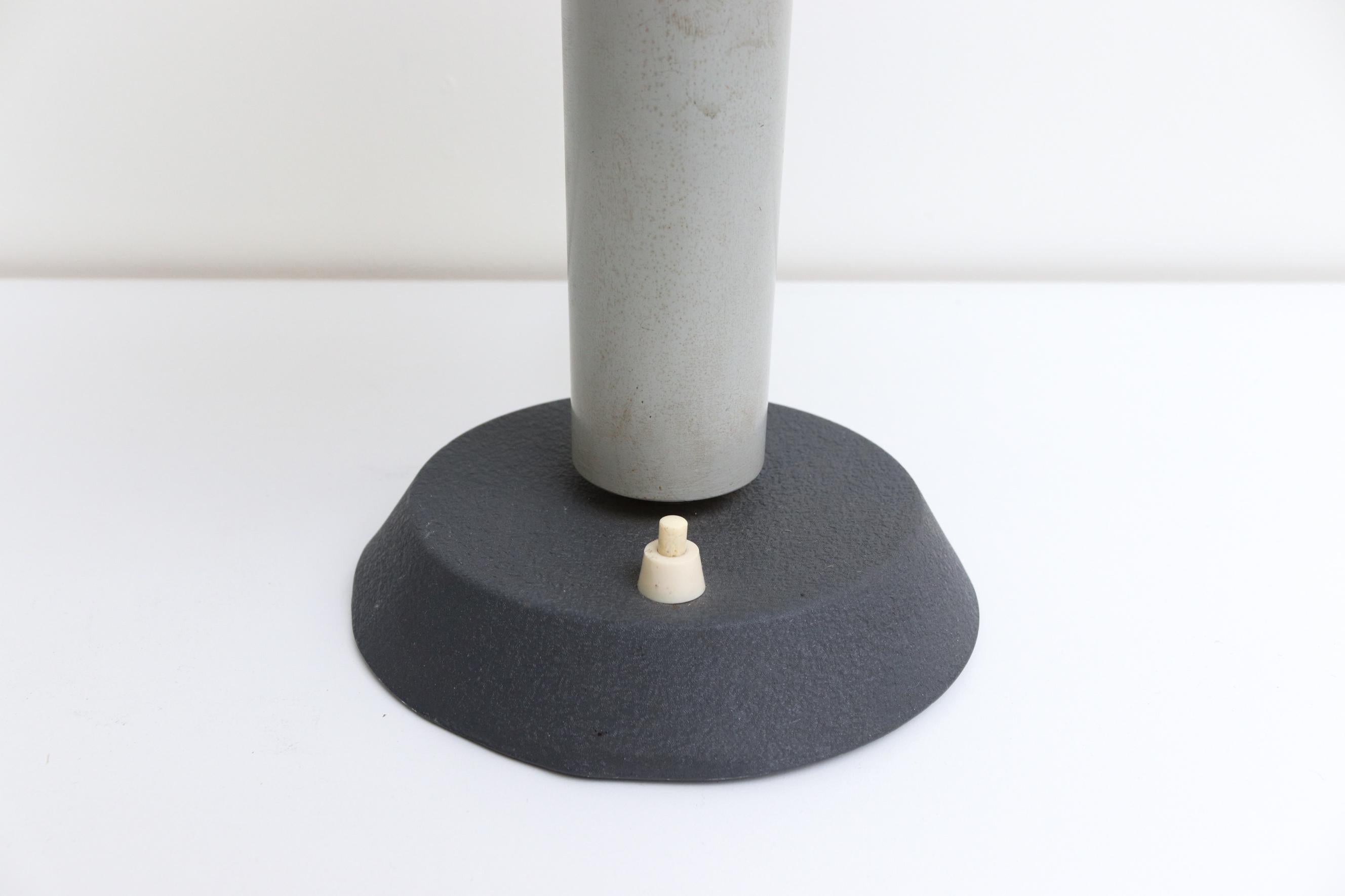 Mid-Century Niek Hiemstra Evolux Table Lamp in Shades of Gray & White, 1960's For Sale 5