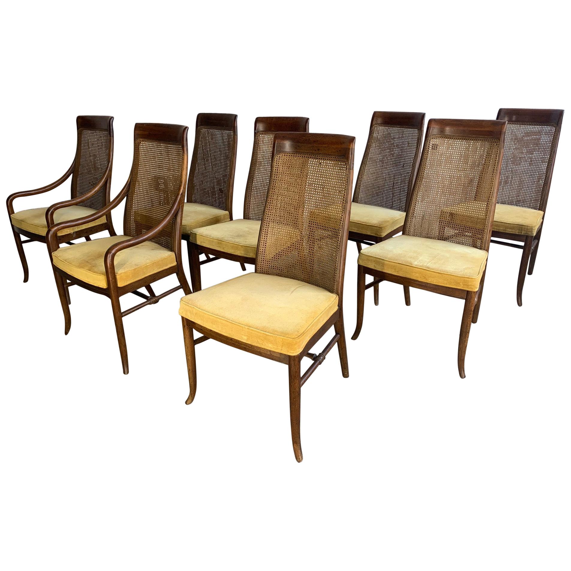 Vintage Cane Back Dining Chairs - magiadeverao