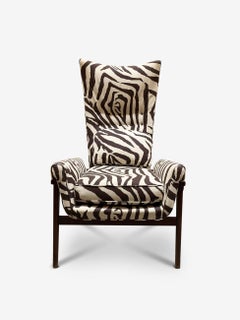 Mid Century High Back Chairs in the Style of Adrian Pearsall