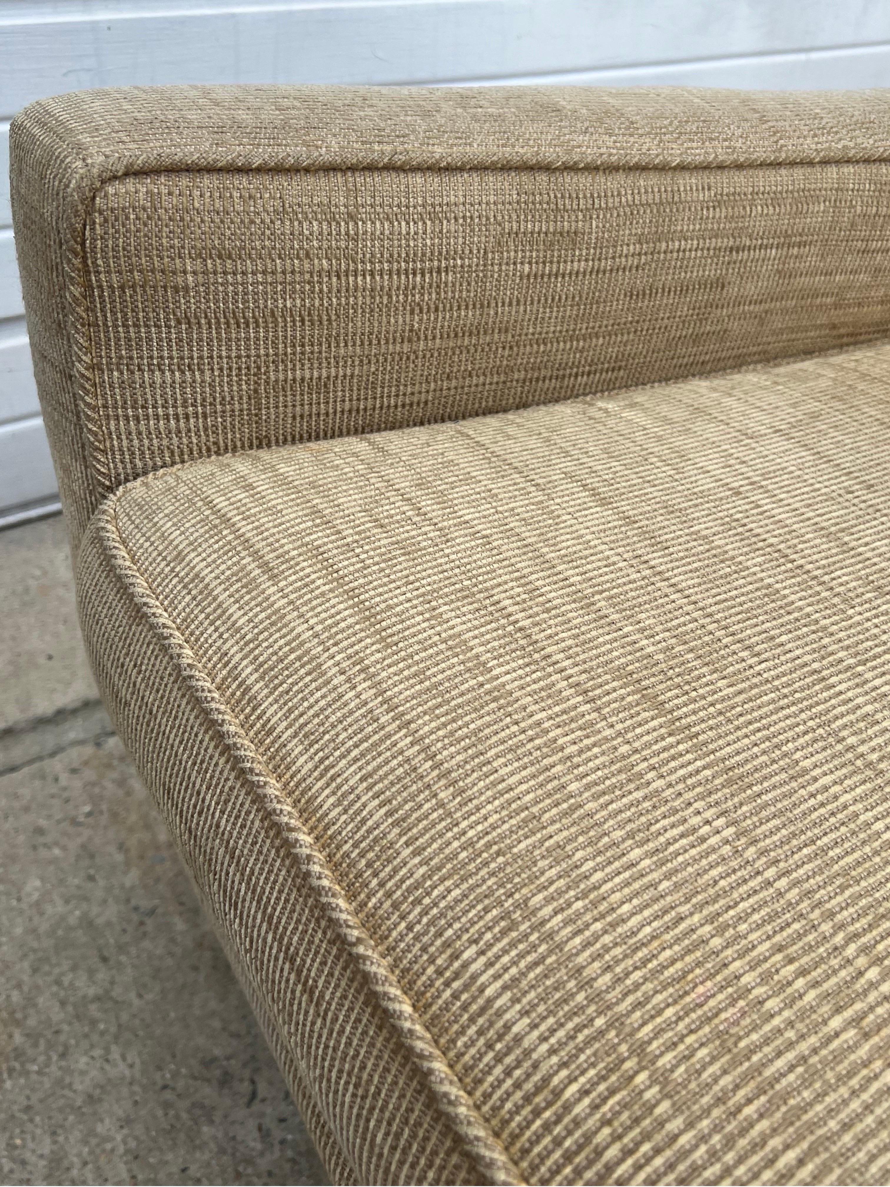 Mid-Century High-Back Lounge and Ottoman 3