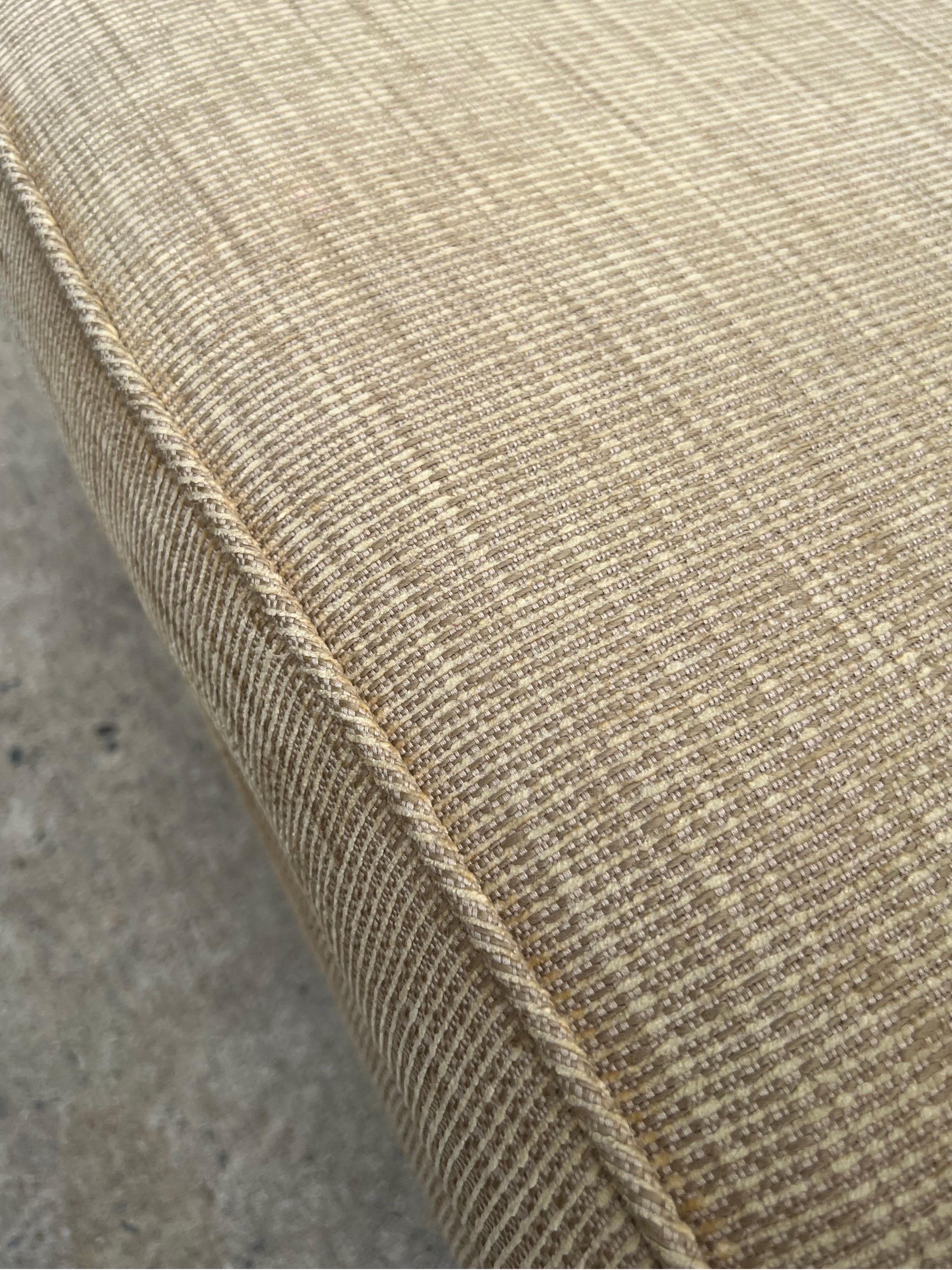 Mid-Century High-Back Lounge and Ottoman 4