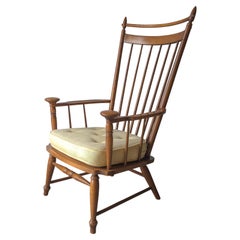 Mid Century High Back Windsor Chair