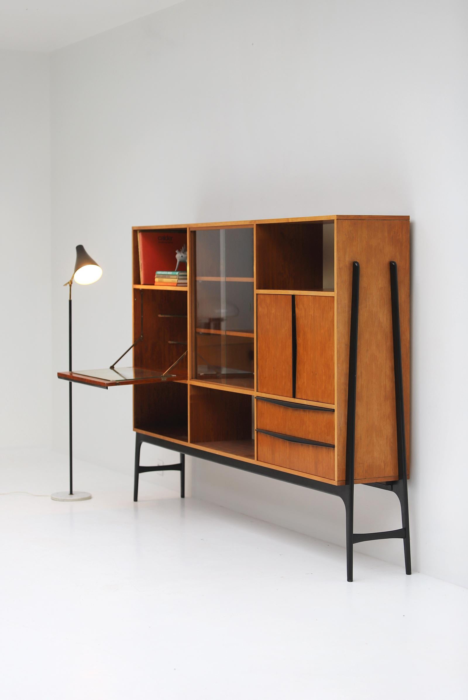 Mid-20th Century Mid-century high board designed by Alfred Hendrickx for Belform in the 1950s For Sale