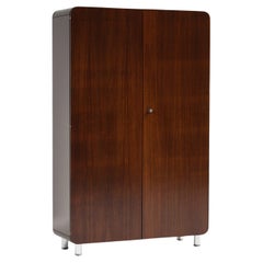 Mid century high cabinet by Bergwood, attributed to Jules Wabbes 1970s