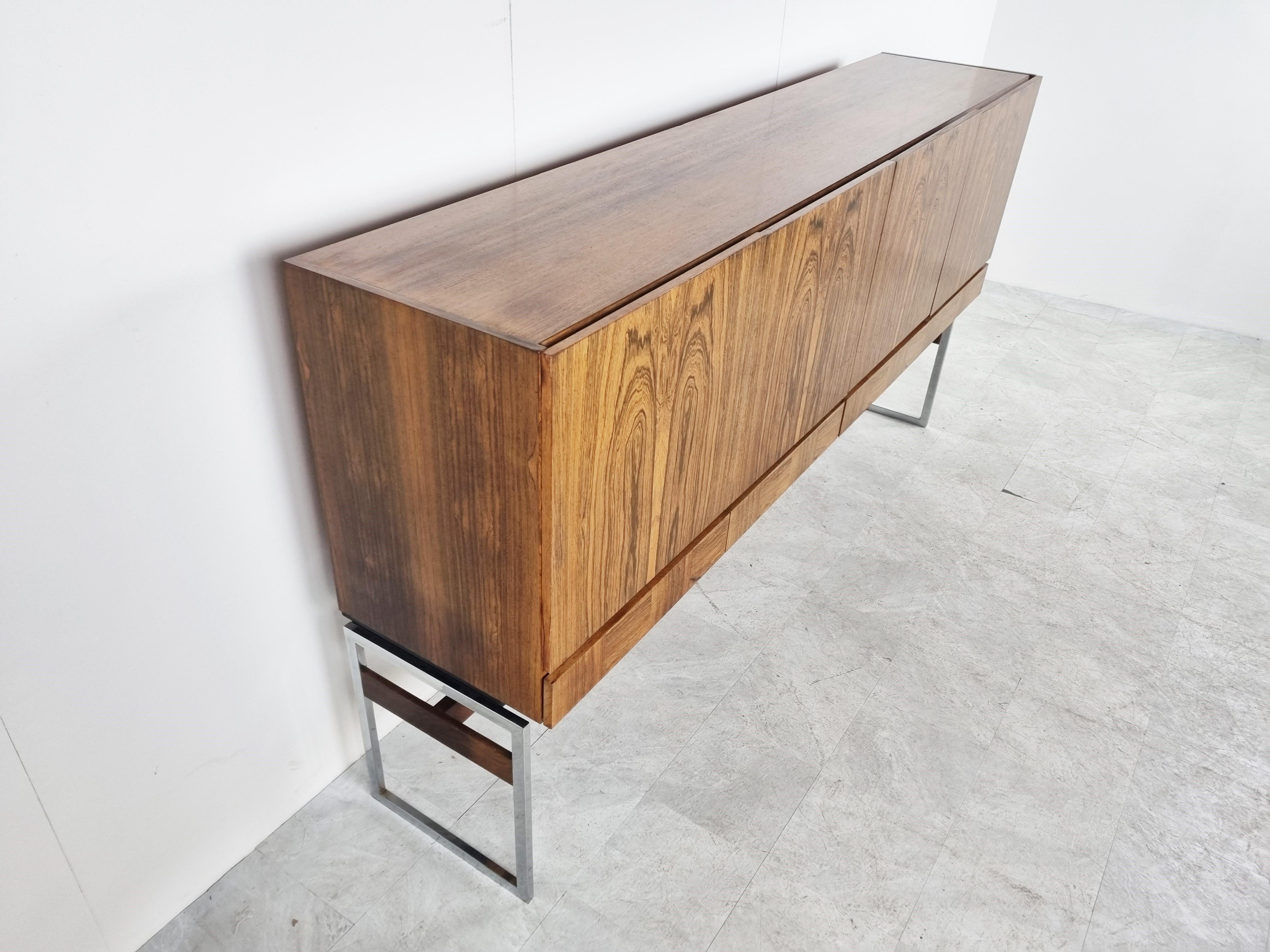 Mid-Century Highboard, 1960s, Belgium In Good Condition In Leuven, Vlaams Gewest