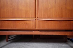 Midcentury Highboard in Teak by Svend Aage Madsen for K. Knudsen & Son, 1960s