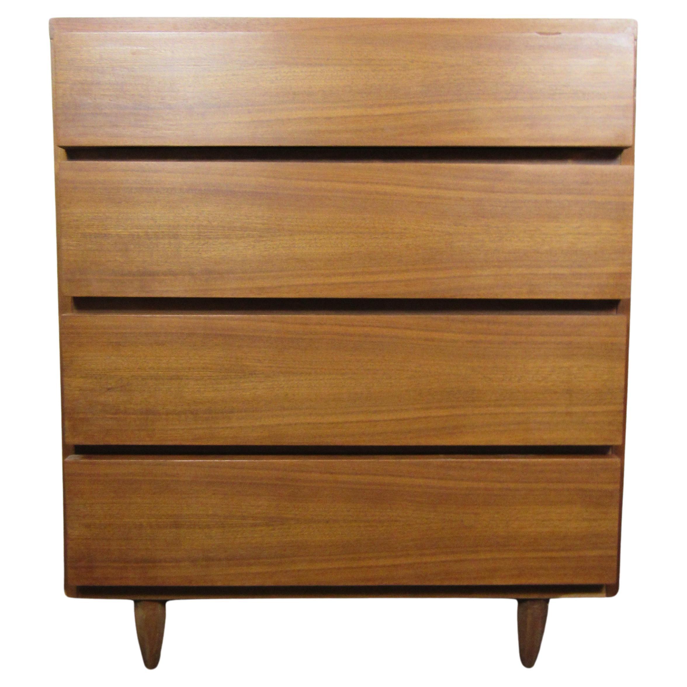 Mid-Century Highboy Dresser by American of Martinsville