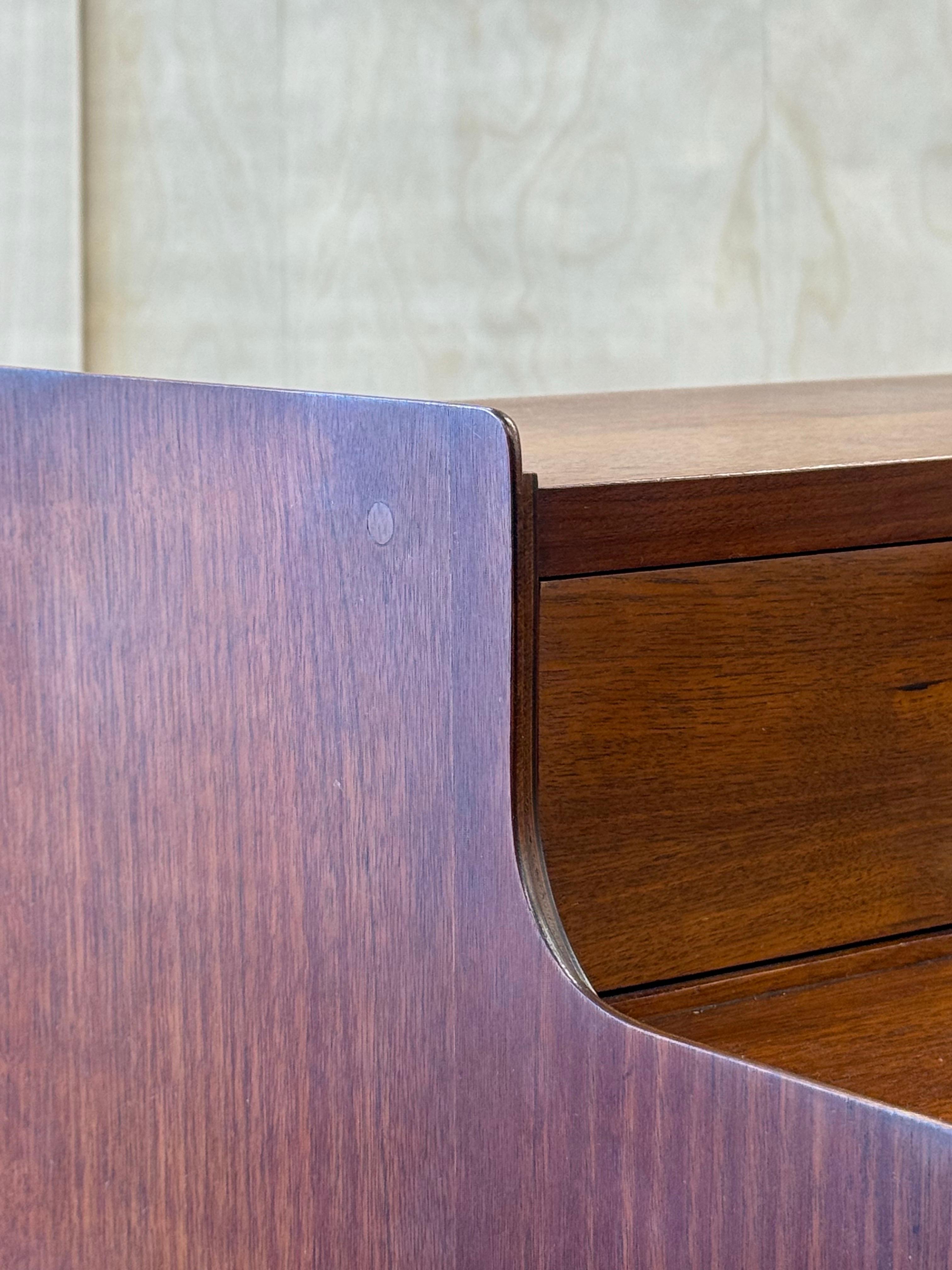 Mid-Century Highboy Dresser by Arthur Umanoff for Cavalier Dimension Group In Good Condition For Sale In Raleigh, NC