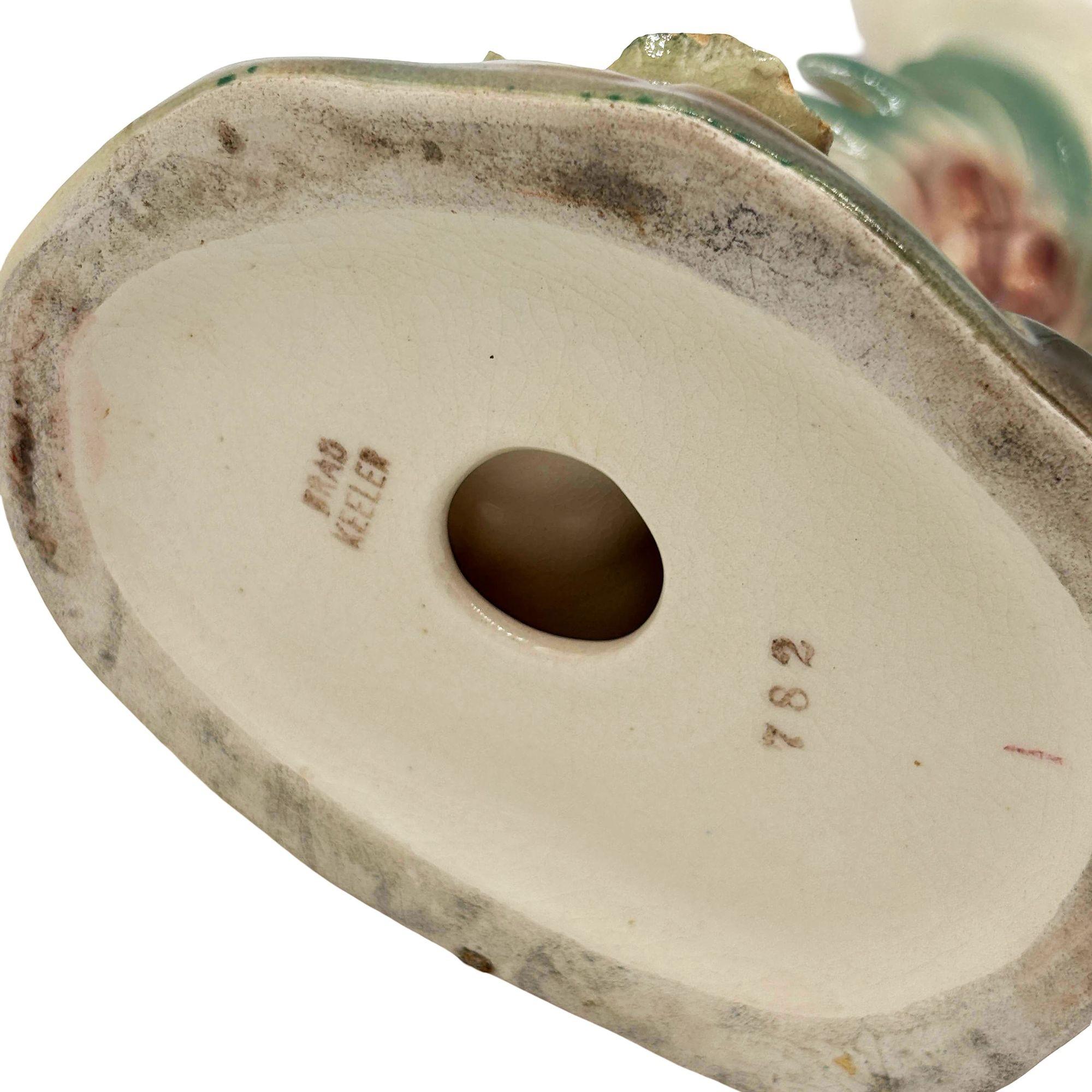 Sculpture de table du milieu du siècle en céramique très détaillée représentant un flamant rose Brad Keeler en vente 1