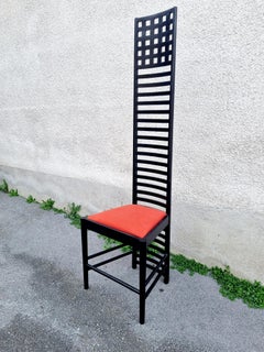 Mid Century Hill House 1 Chair, Designed by Charles Rennie Machintosh, Italy 80s