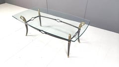 Mid century hollywood regency coffee table, 1960s