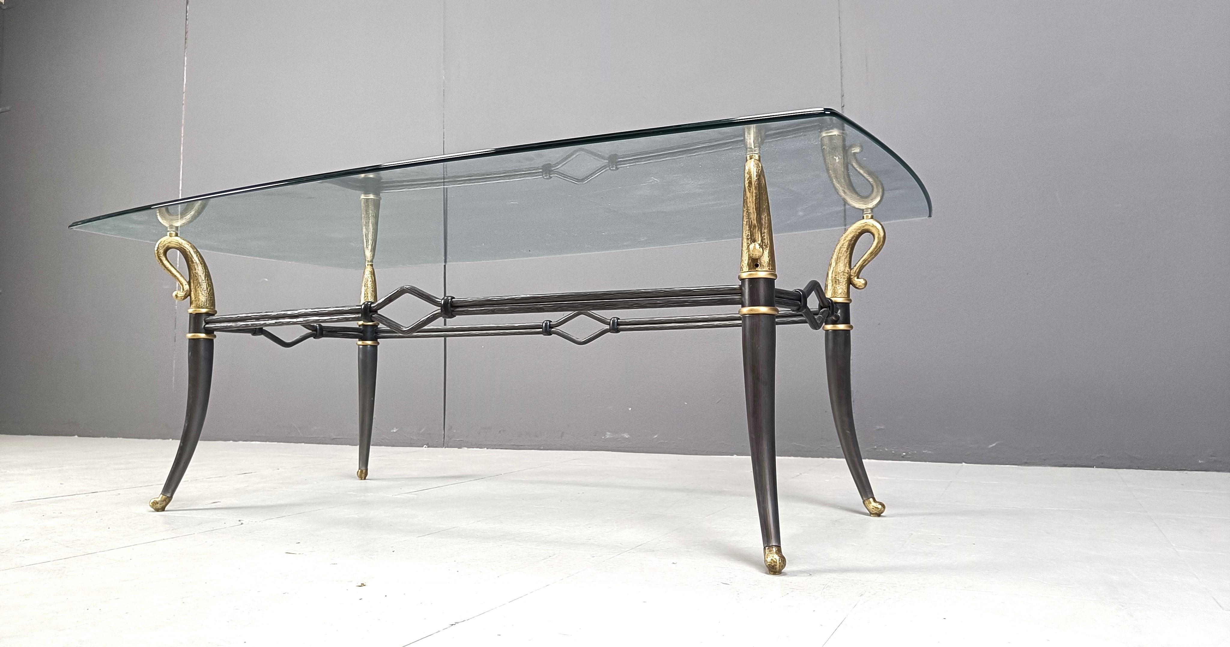 Table basse Hollywood Regency des années 1960 Bon état - En vente à Leuven, Vlaams Gewest