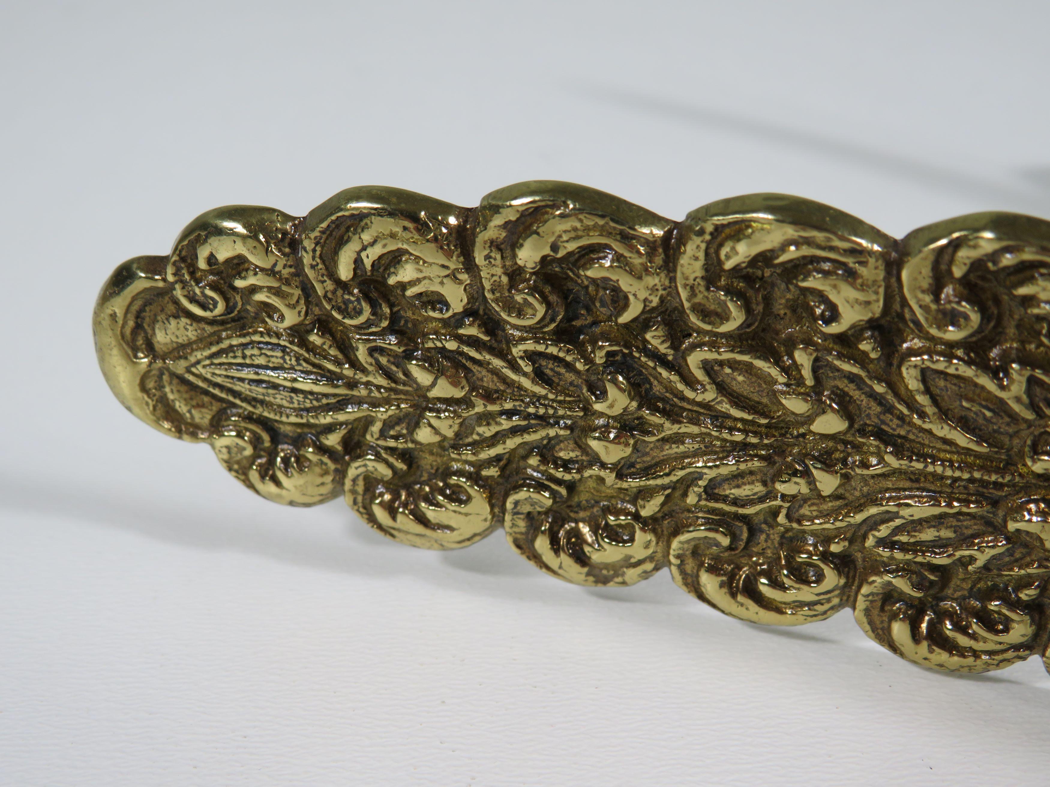 Ganci per tende Hollywood Regency di metà secolo, set di 4, Francia in vendita 1