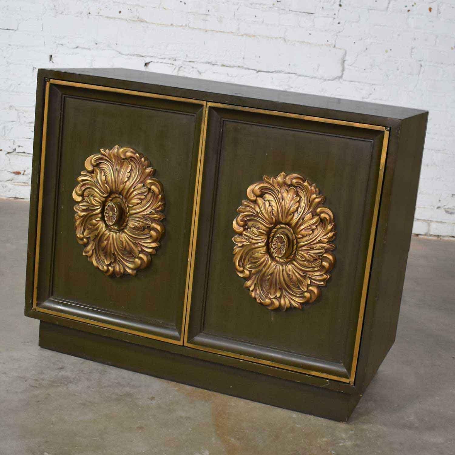 hollywood regency credenza