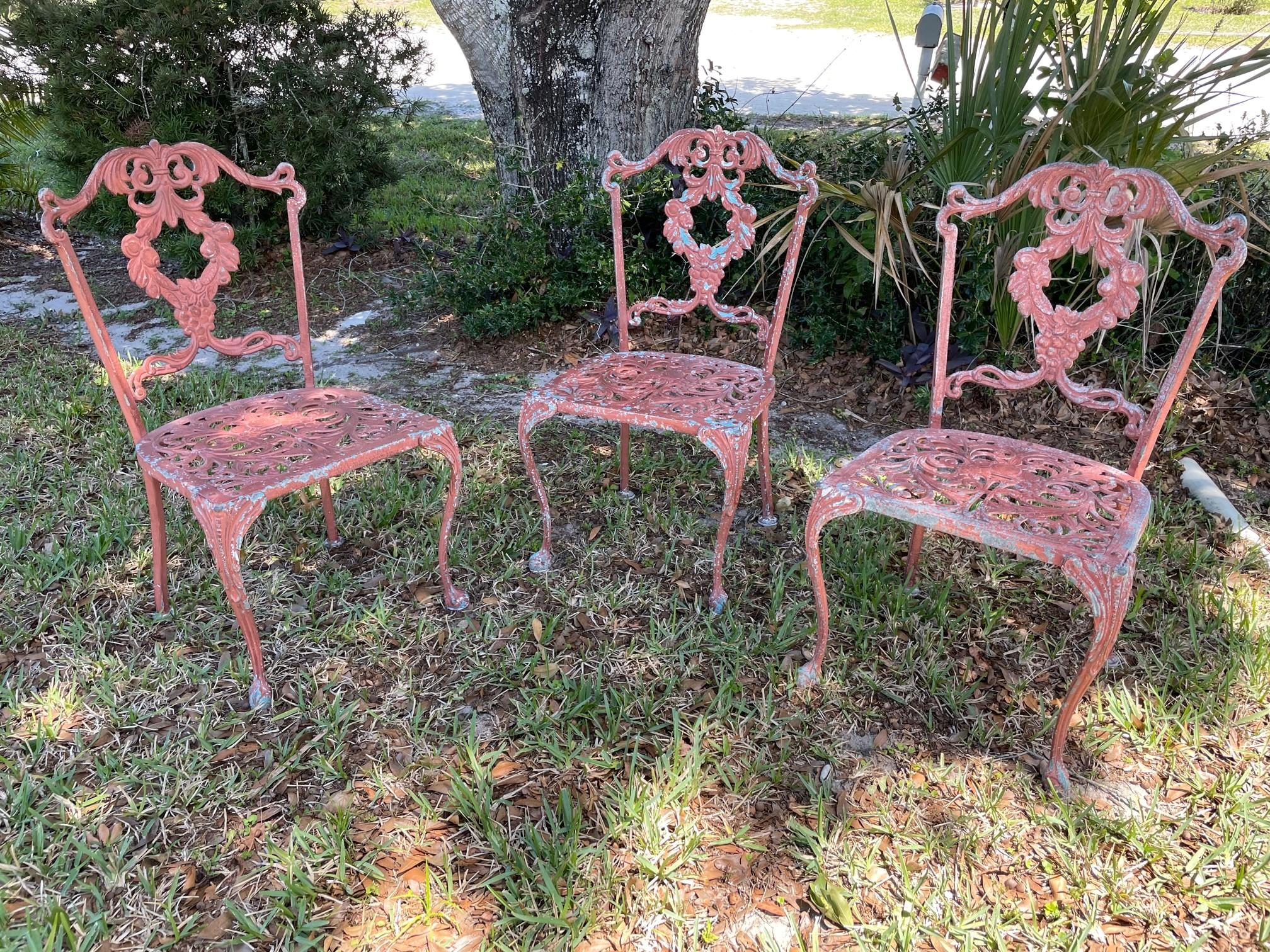 Mid-Century Hollywood Regency MOLLA Company Patio, Outdoor, Garden Chairs For Sale 6