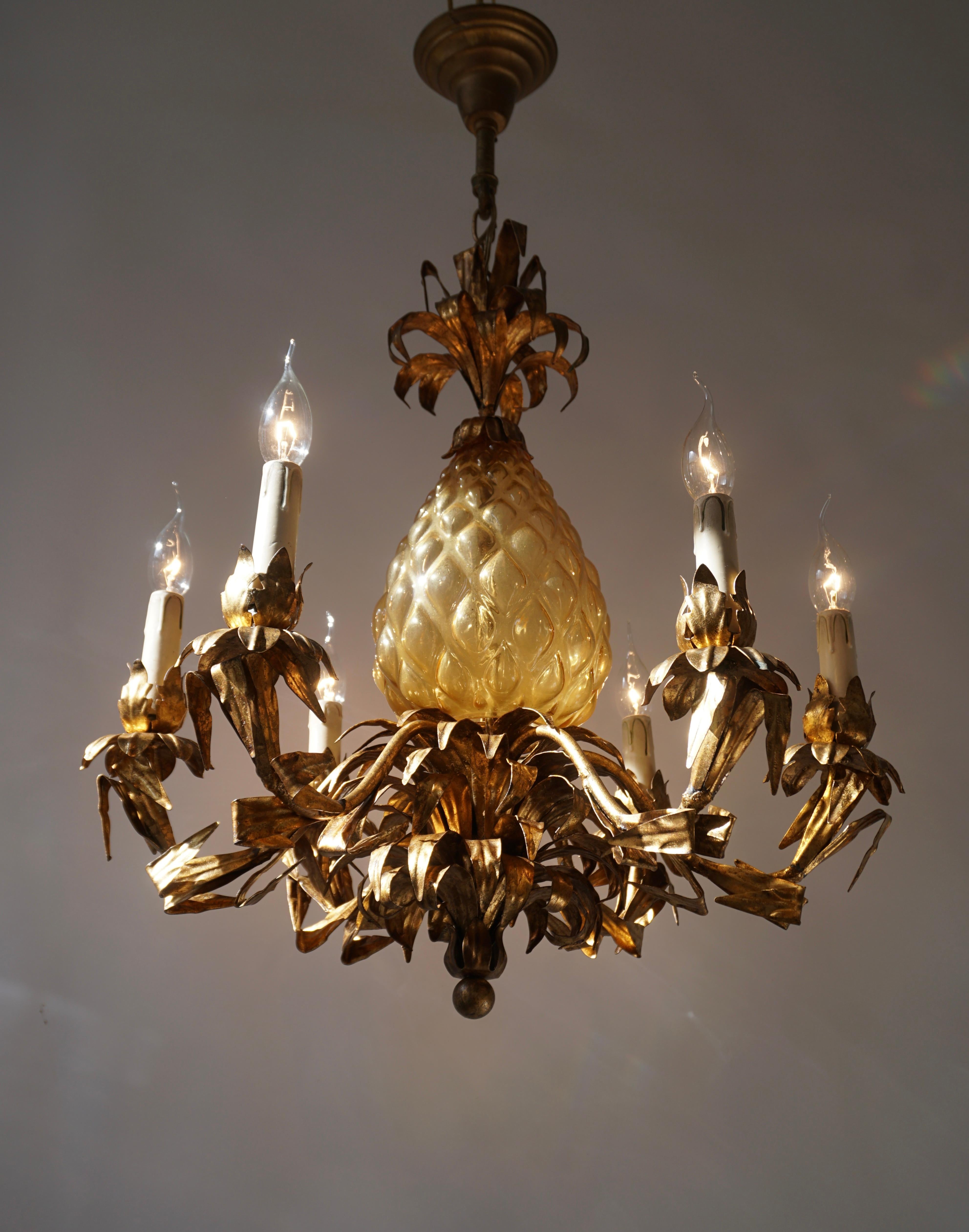 vintage pineapple chandelier