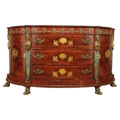 Mid-Century Hollywood Regency Neoclassical Revival Commode, 1940s