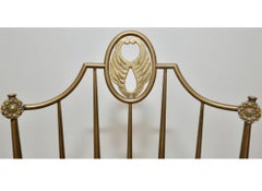 Mid-Century Hollywood Regency Style Brass Chair