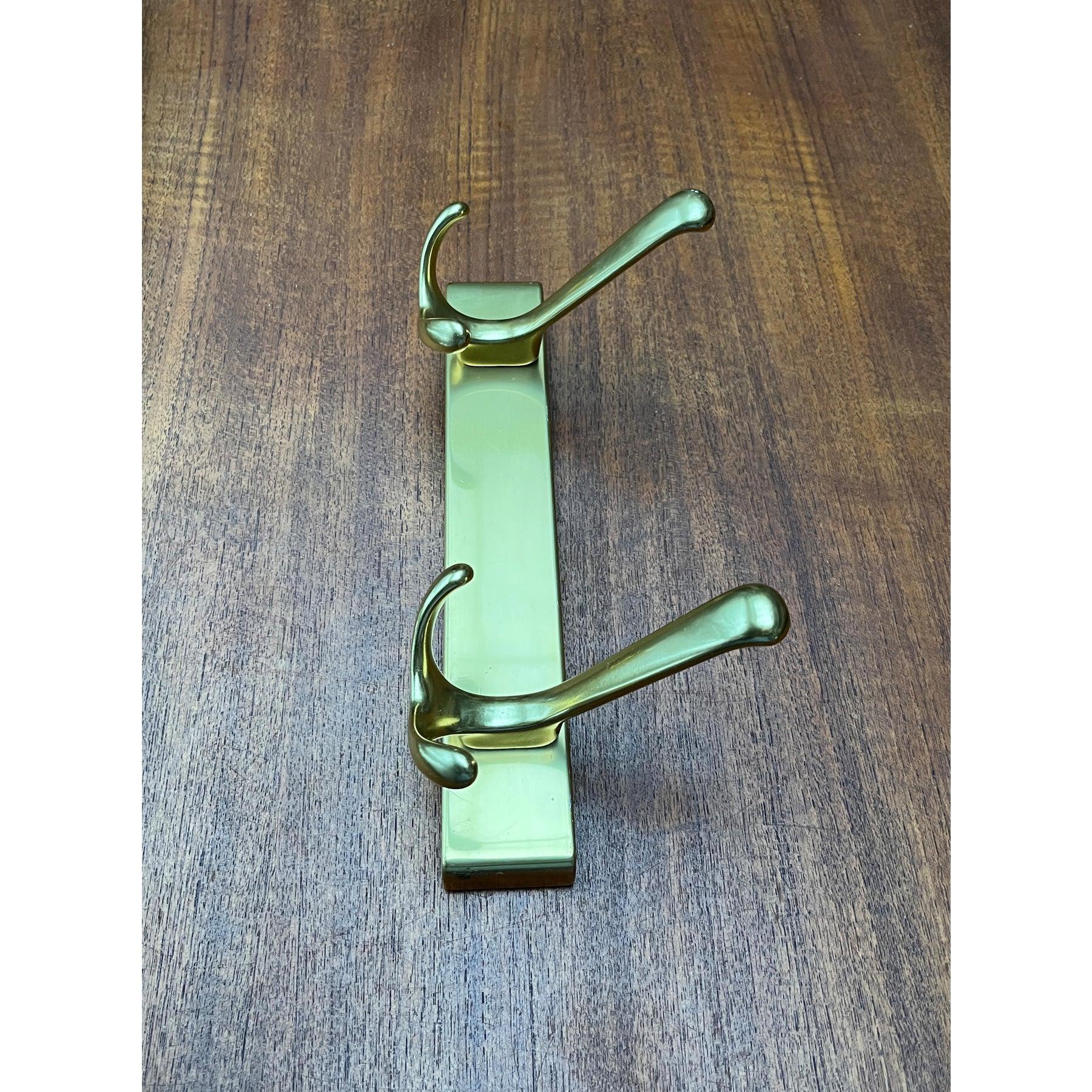 Mid-Century Hollywood Regency Style Brass Coat Rack, 1960s For Sale 9