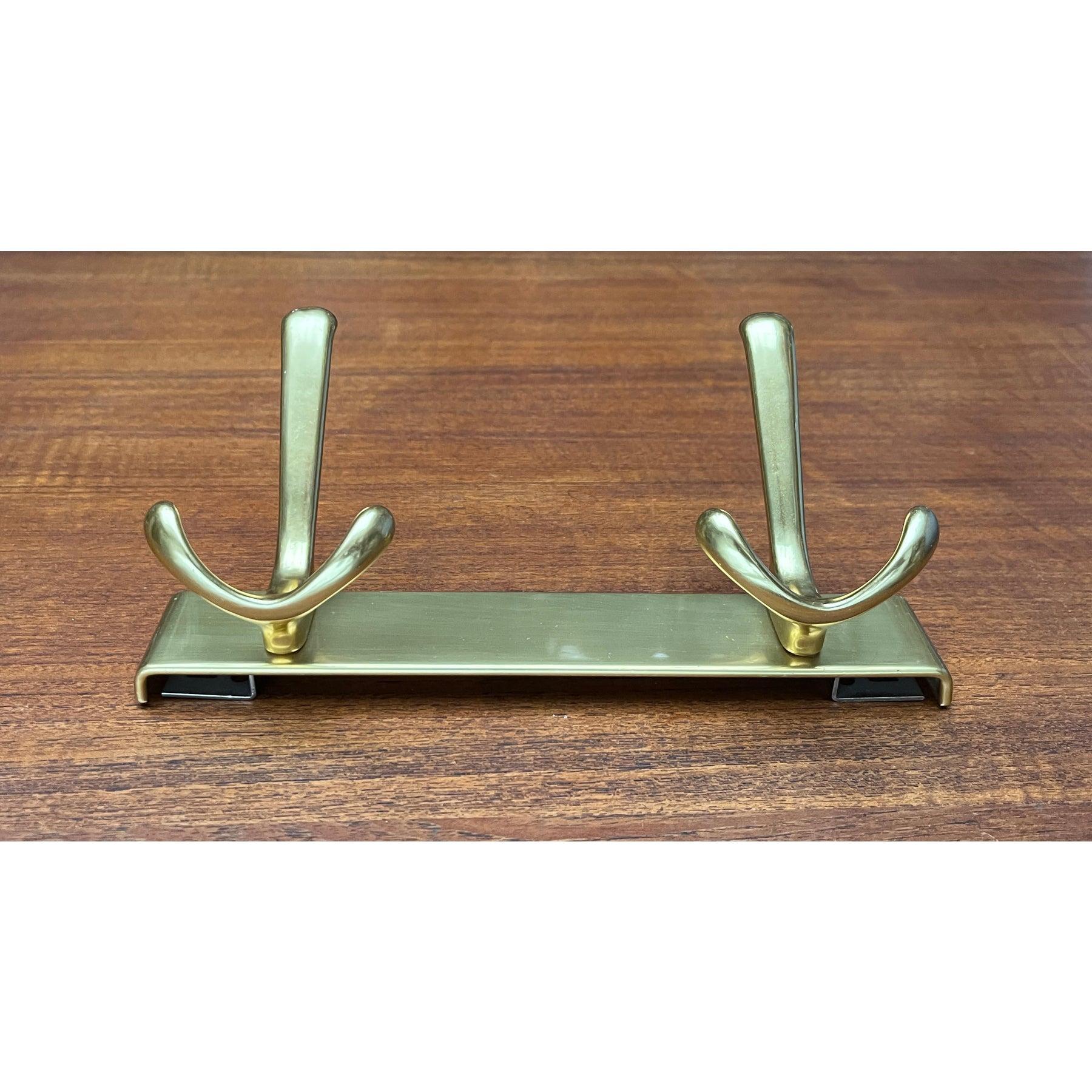 20th Century Mid-Century Hollywood Regency Style Brass Coat Rack, 1960s For Sale