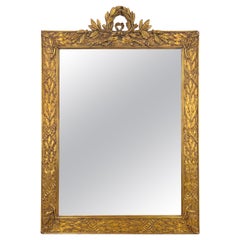 Vintage Mid Century Hollywood Regency Style Wall Mirror with Ornate Frame