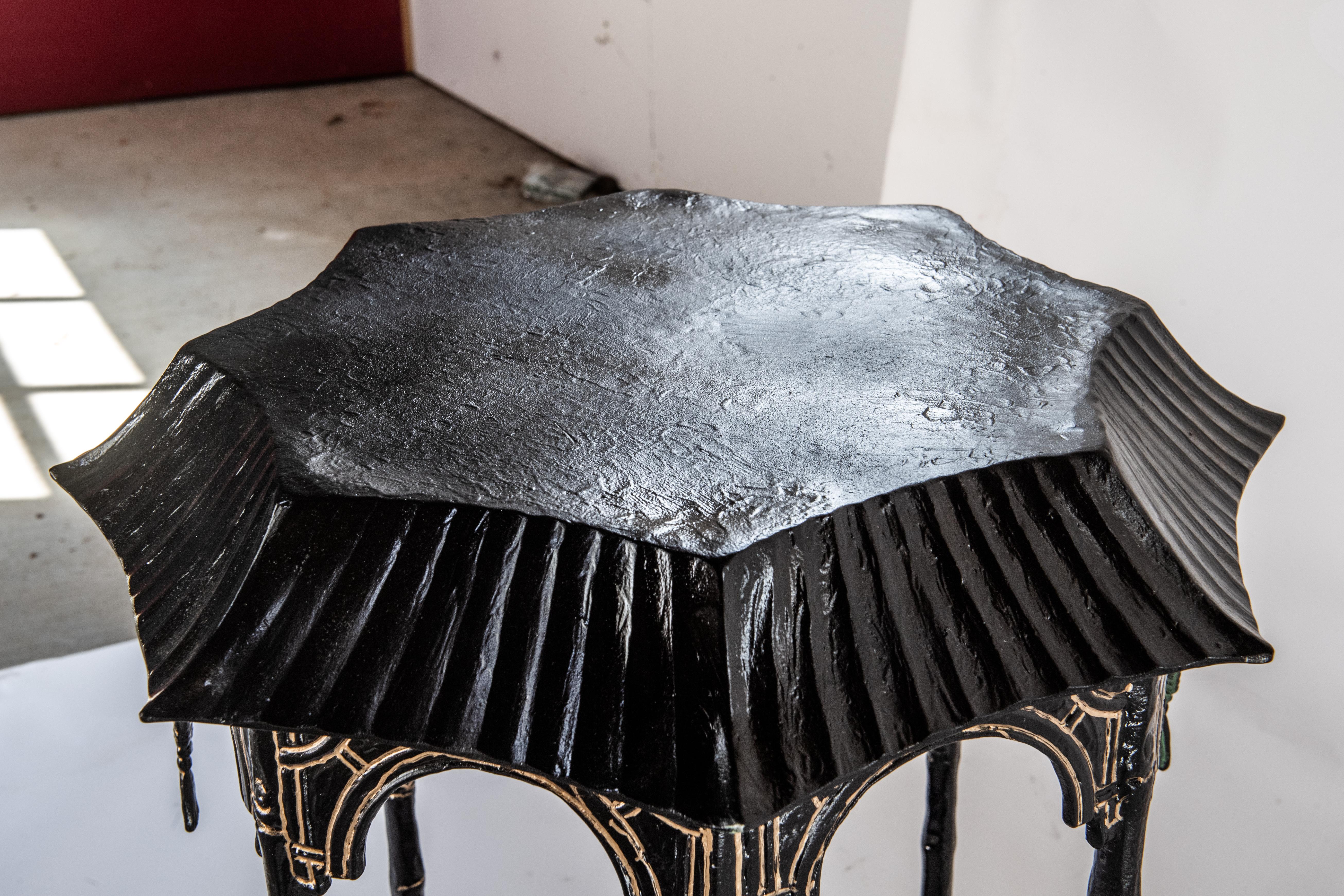 Table peinte Tole, milieu de siècle, Hollywood Regency en vente 5