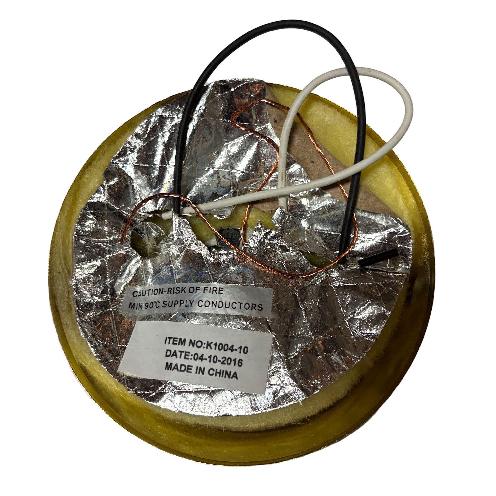 Mid-century Holophane Ceiling Light Teardrop Globe with Brass Fitter In Excellent Condition For Sale In Van Nuys, CA