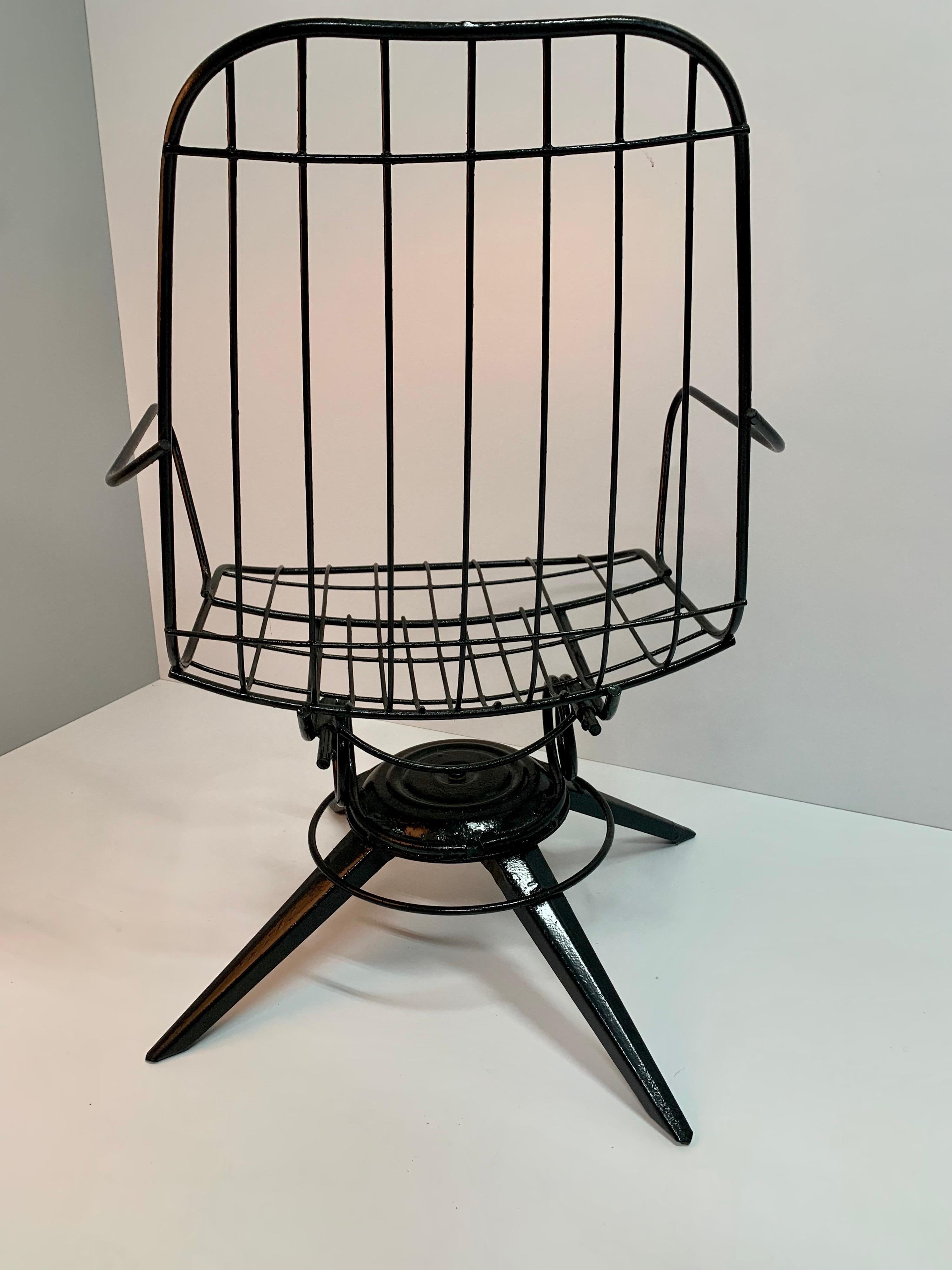Mid-Century Homecrest Metall-Draht-Schaukelstuhl (amerikanisch)