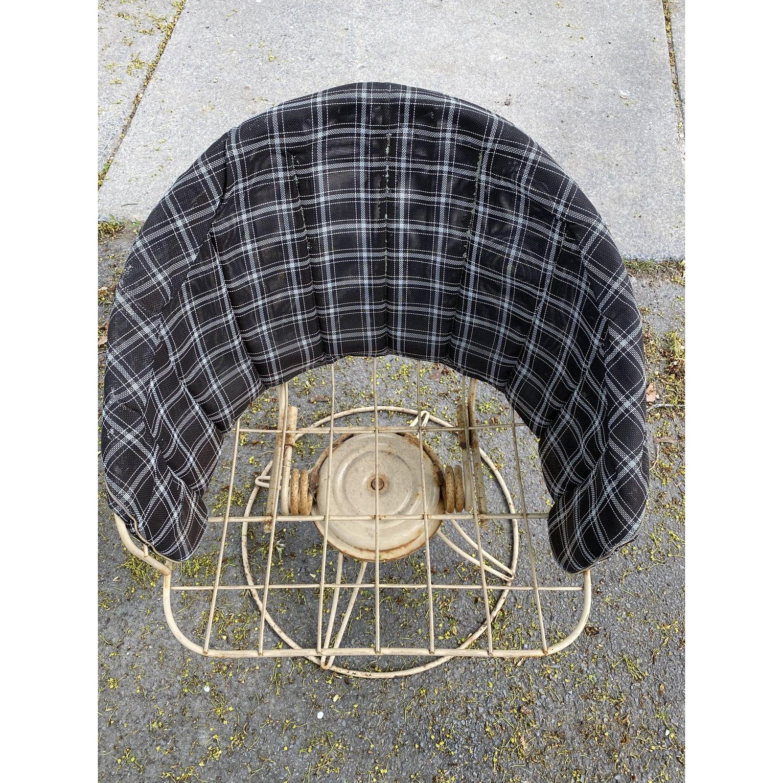 tartan rocking chair