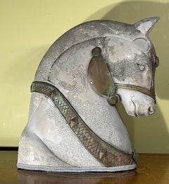 Mid Century Horse Head Sculpture