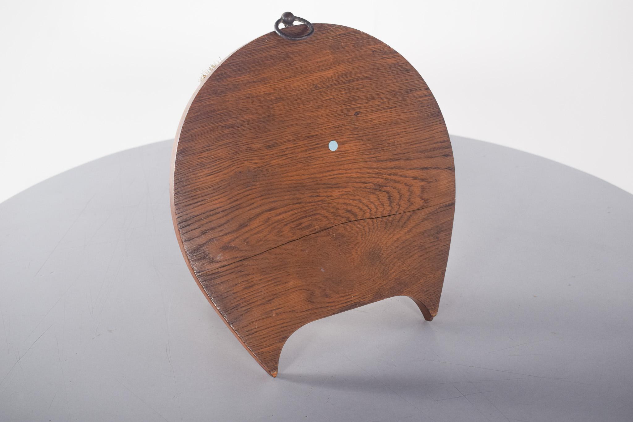 20th Century Mid-Century Horseshoe-Shaped Brush Hanger For Sale